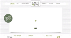 Desktop Screenshot of caffeuno.co.uk